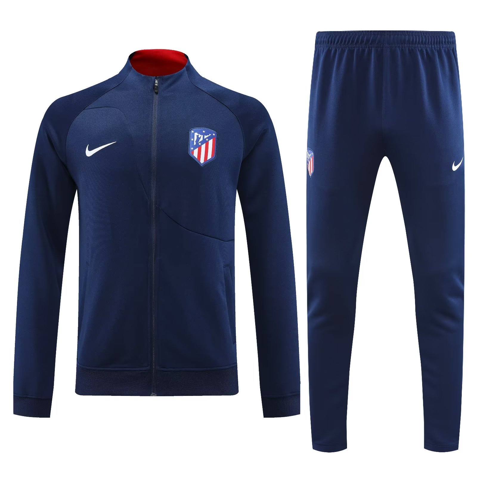 AAA Quality Atletico Madrid 23/24 Tracksuit - Navy Blue/Red